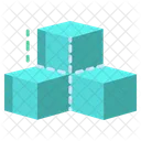 3 D Cubes  Icon