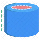 3 D Cylinder  Icon