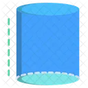 3 D Cylinder  Icon