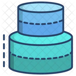 3 D Cylinder  Icon