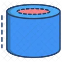 3 D Cylinder Cylinder 3 D Shapes Icon