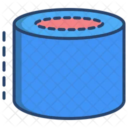 3 D Cylinder  Icon