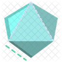 3 D Diamond  Icon