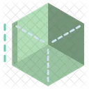 3 D Hexagon  Icon