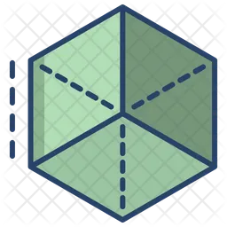 3 D Hexagon  Icon