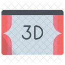 3 D Movie  Icon