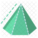 3 D Pyramid  Icon