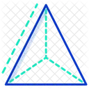 3 D Pyramid  Symbol