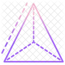 3 D Pyramid  Symbol