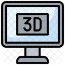 Televisão 3D  Ícone