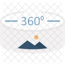 360 Degree Image 360 Degree Vision Aerial Panoramas Icon