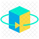 D Cube Cube D Box Icon