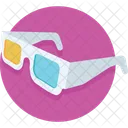 Glasses 3 D Stereo Icon