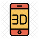 3D Mobile  Icon