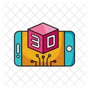 3D Mobile Technology  Icon