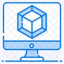 3 D Model 3 D Cad 3 D Animation Icon