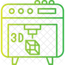 3 D Printer Additive Manufacturing Print アイコン