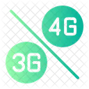 3 G G Mobile Data アイコン