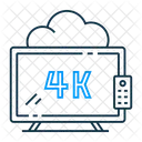 4 K 4 K Video Hd Video Icon