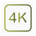 4 K Setting K Icon