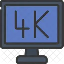 4 K Movie  Icon