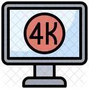 Televisão 4K  Ícone