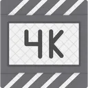 4 K Video  Icon