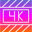 4 K Video  Icon