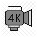 4 K Video Video Camera Icon