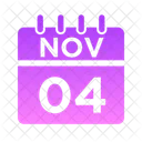 Nov Week Time Icon