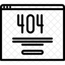 오류 웹사이트 페이지 아이콘