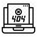 404 오류 웹사이트 아이콘
