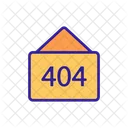 404 Error  Icon