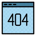 404 Fehler Website Symbol