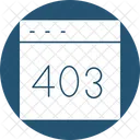 404 Website  Icon