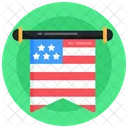 4th July Banner  Icon