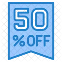 50 Percent Off  Icon