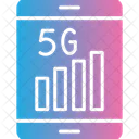 5 G Internet Red 5 G Icono