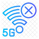 5 G Sin Senal Conexion Icono