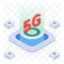 5 G Hologram 5 G Connection 5 G Technology Symbol