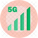 5 G 4 G Communication アイコン