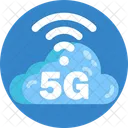 5 G 4 G Communication アイコン