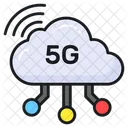 5 G Network Internet Icon