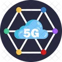 Nube 5g  Icono