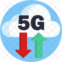 5 G 4 G Comunicacion Icono