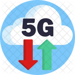 Nube 5g  Icono