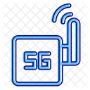 5G-WLAN-Netzwerkrouter  Symbol