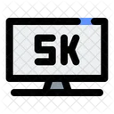 5k Fernseher  Symbol