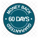 60 Days Guaranteed Guaranteed Label Icon