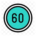 60 Speed Speed Board Speed Icon